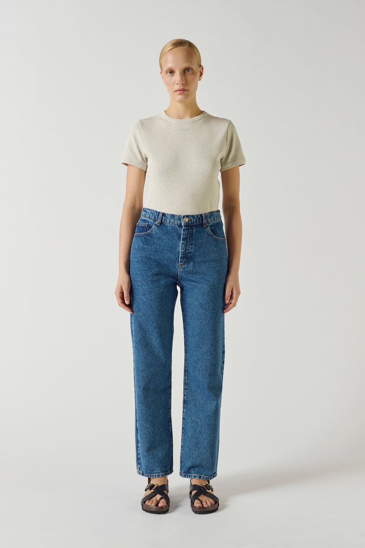 Jean Barnabe - Bleu - Denim - Femme vue 2