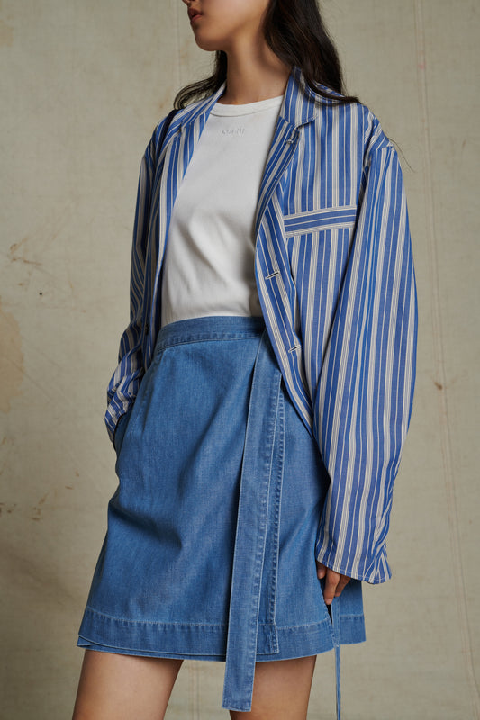 Jupe Aime - Bleu - Coton - Femme