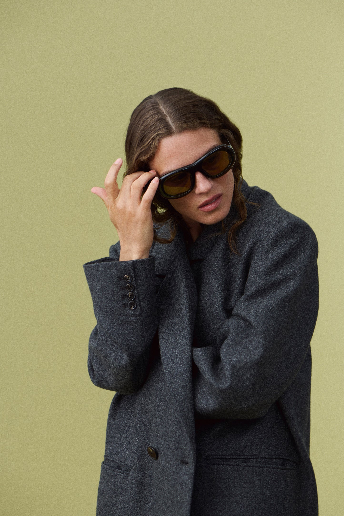 Lunettes de soleil Lee - Gris anthracite - Femme