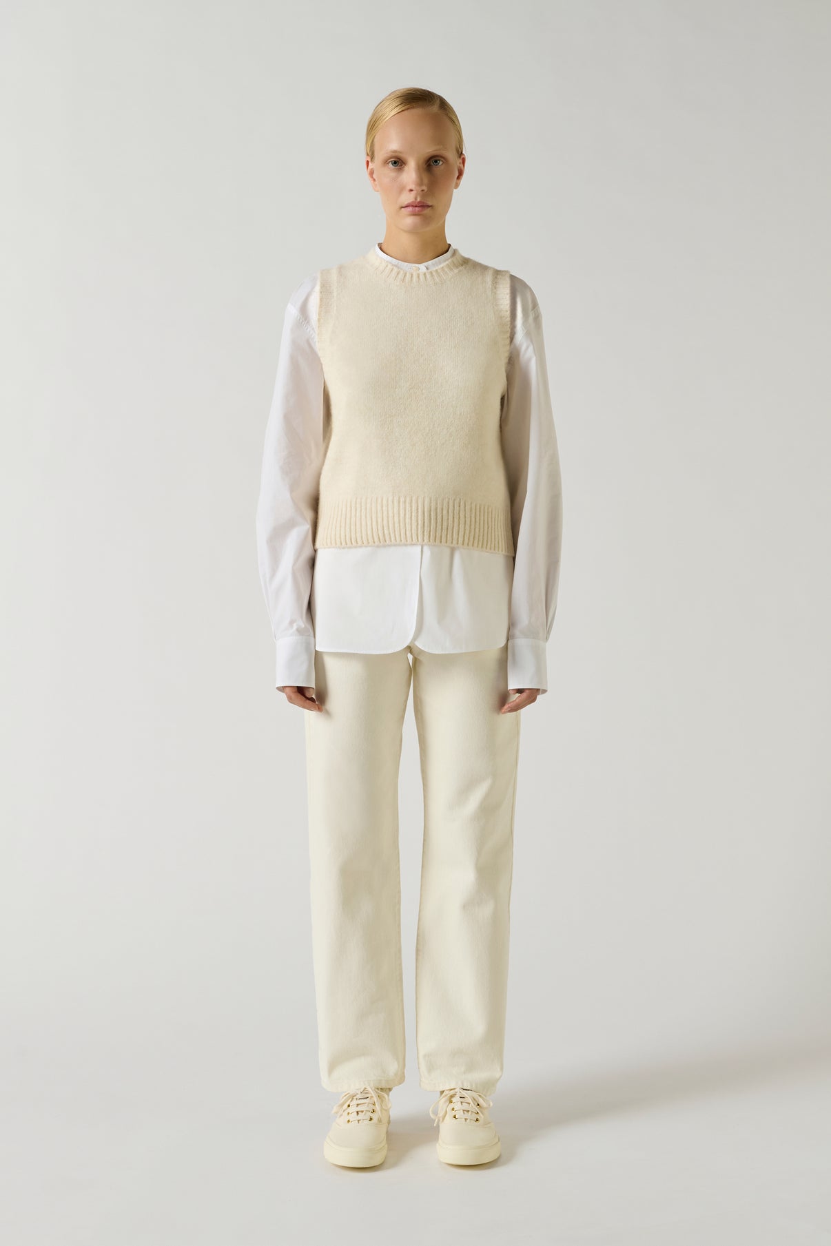 Pull Namaste - Ecru - Femme vue 3
