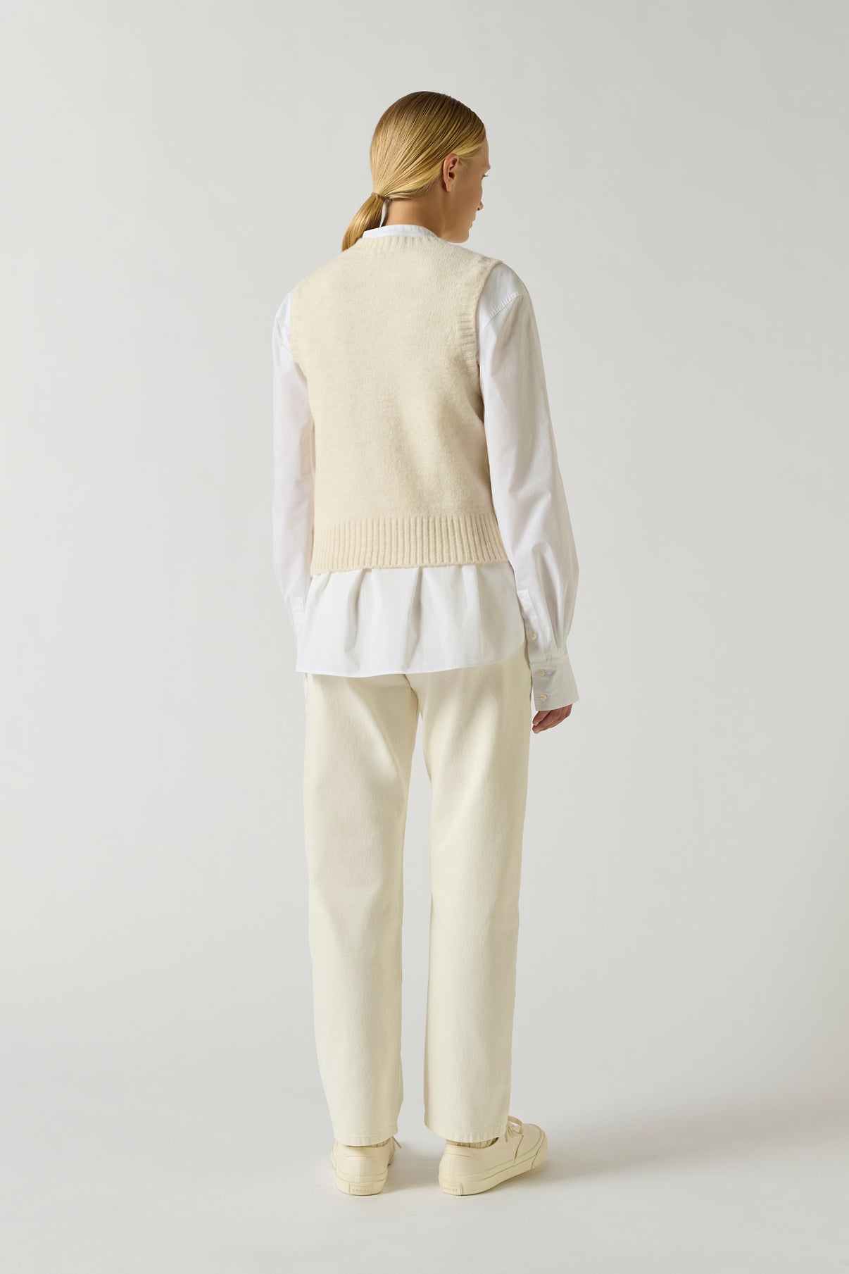 Pull Namaste - Ecru - Femme vue 4