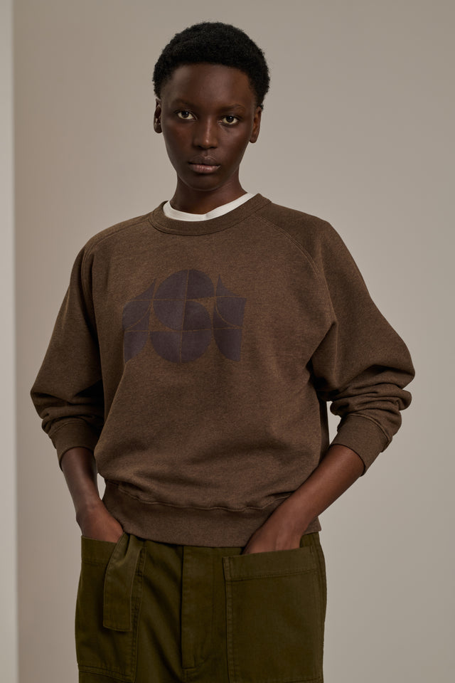 THIBAULT BROWN SWEATSHIRT