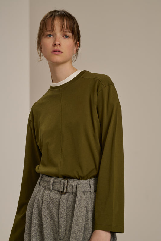 ADELIE KHAKI T-SHIRT