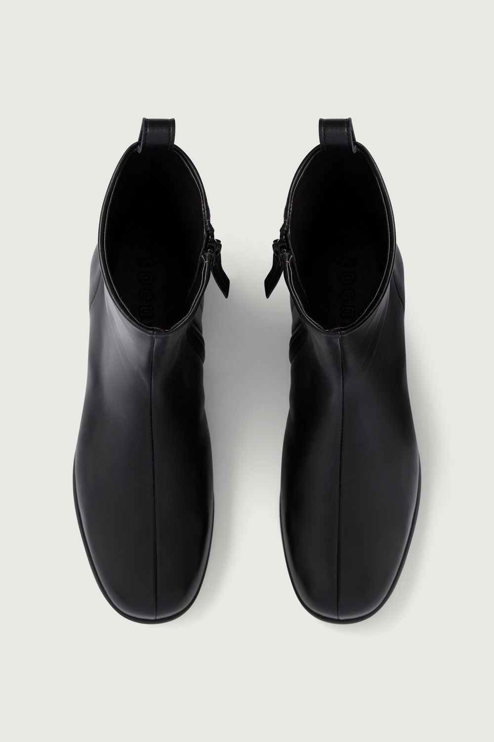 Bottines Cosma - Noir - Cuir - Femme vue 4